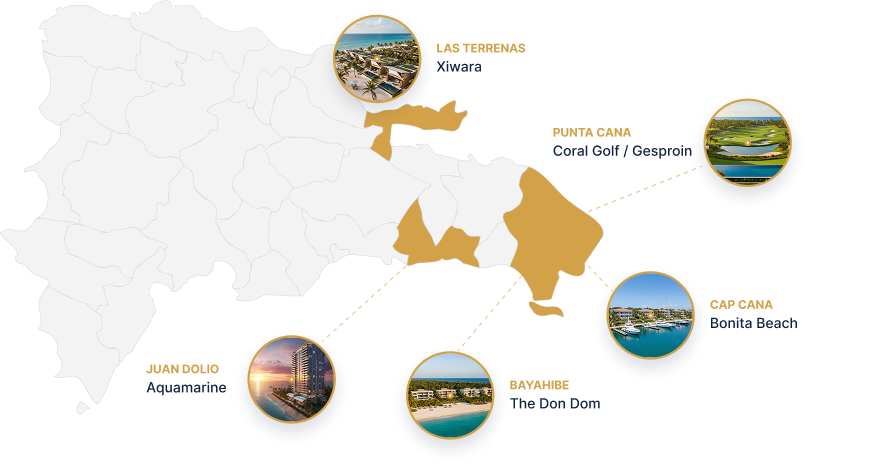 Mapa de inversión de República Dominicana