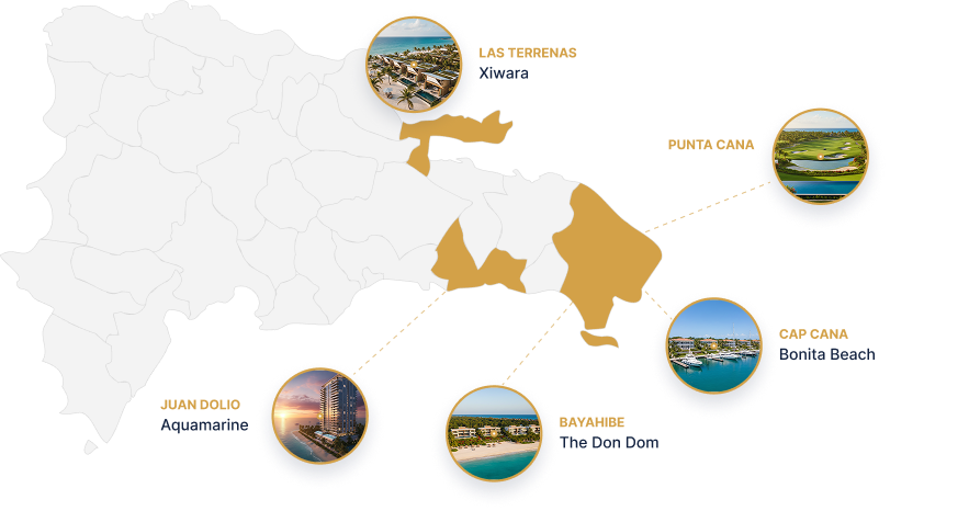 Mapa de inversión de República Dominicana